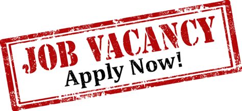 Current Job Vacancy .